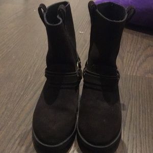 Ralph Lauren brown suede boots